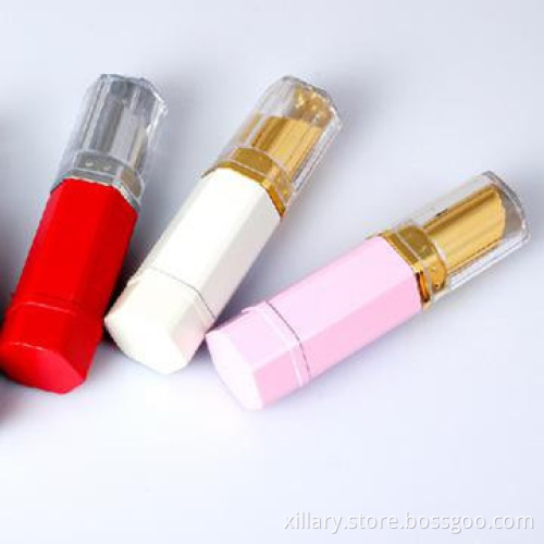Green flameless lighter lipstick shaped lighters